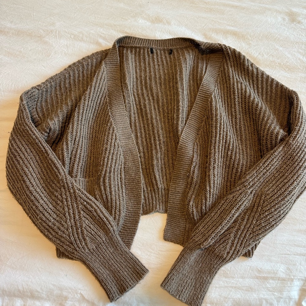 Women's Brown Knit Sweater